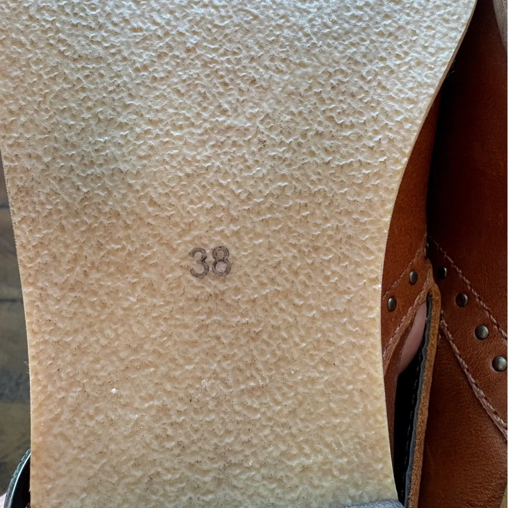 Musse & Cloud Gipsy Leather Ankle Booties Womens 7 Dressy Cowgirl Western NFR